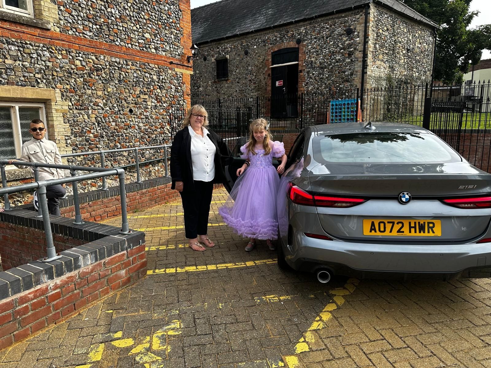 Students at prom