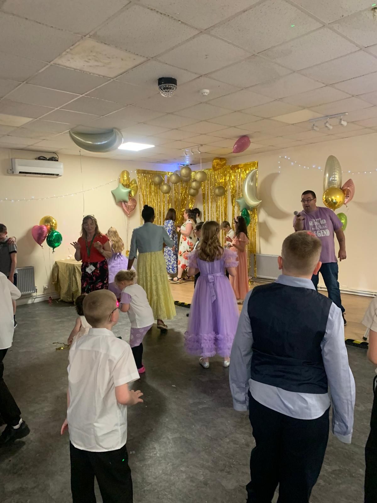 Students at prom